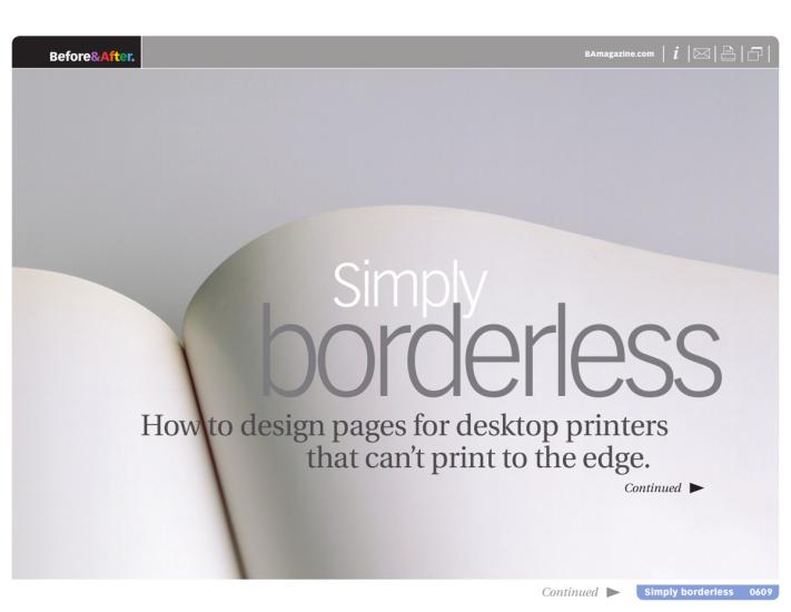 Before & After magazine | 0609 | Simply borderless