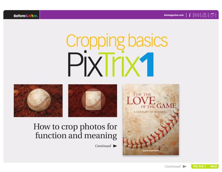 Before & After magazine | 0633 | Pix Trix 1: Cropping basics