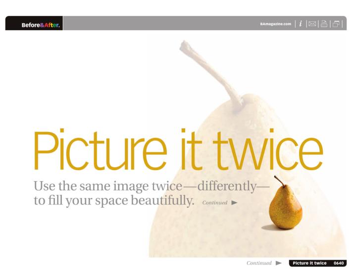 Before & After magazine | 0640 | Picture it twice