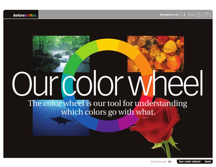 Before & After magazine | 0646 | Our color wheel
