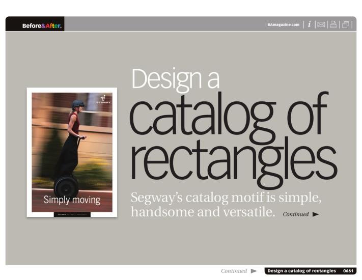 Before & After magazine | 0661 | Design a catalog of rectangles