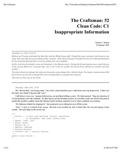 The Craftsman